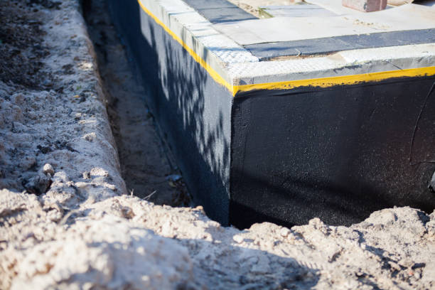 Residential Waterproofing installation at a Danville, VA home by SJ Waterproofing Pros